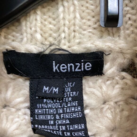 Kenzie off white wool blend turtleneck sweater - Picture 4 of 7